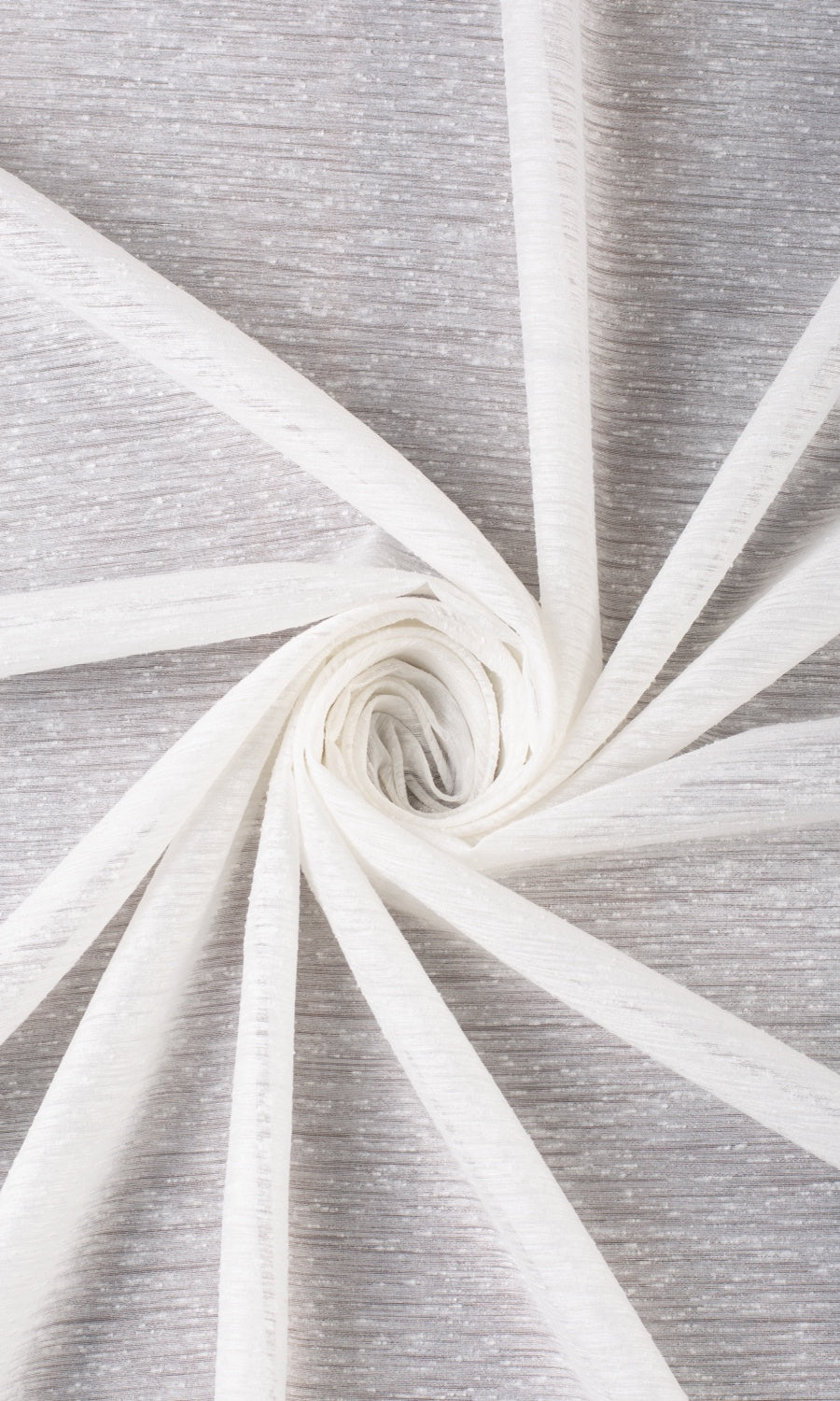 Textured Semi-Sheer Curtains / Drapes / Window Drapery Panels (White)