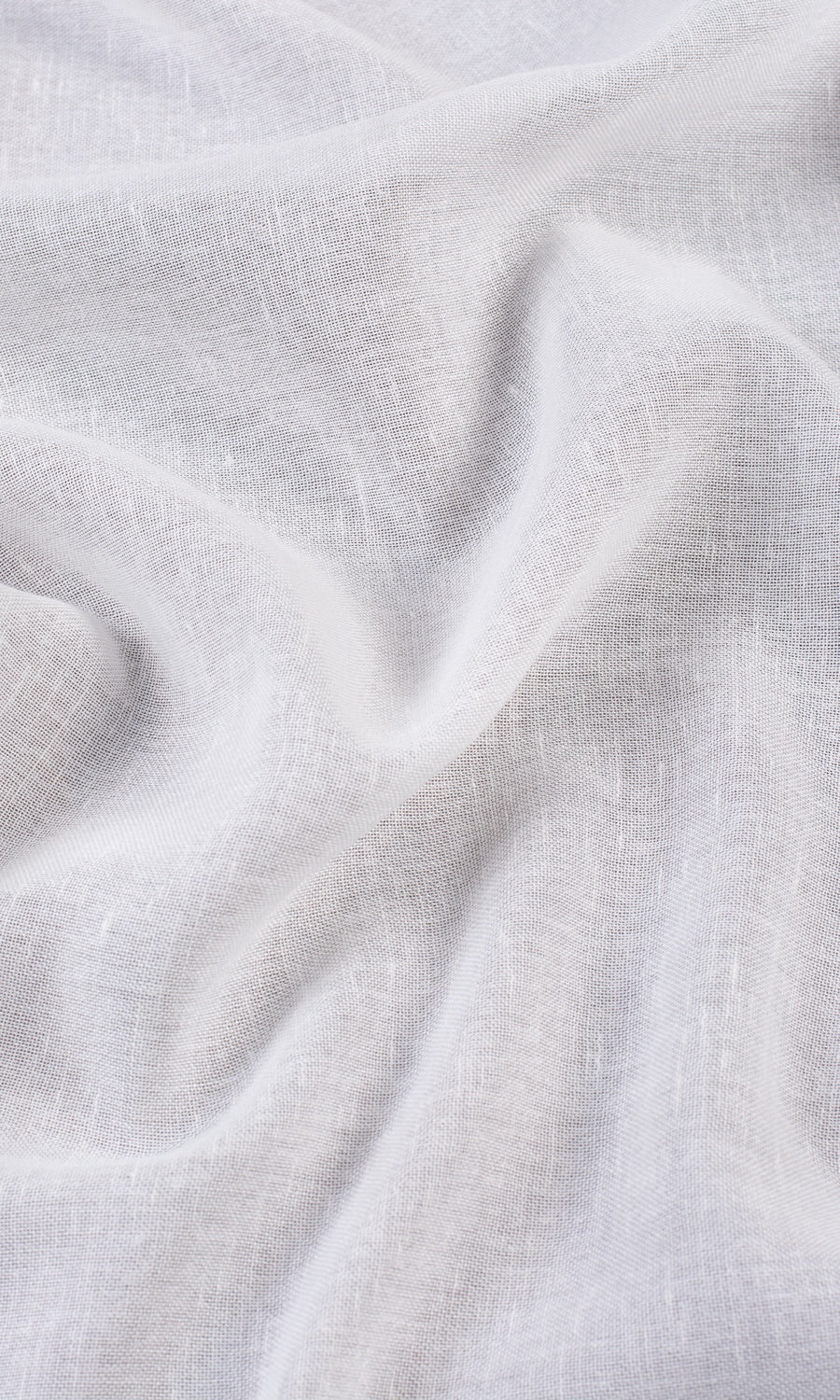 Plain Sheer Curtains / Drapes / Window Drapery Panels (White)