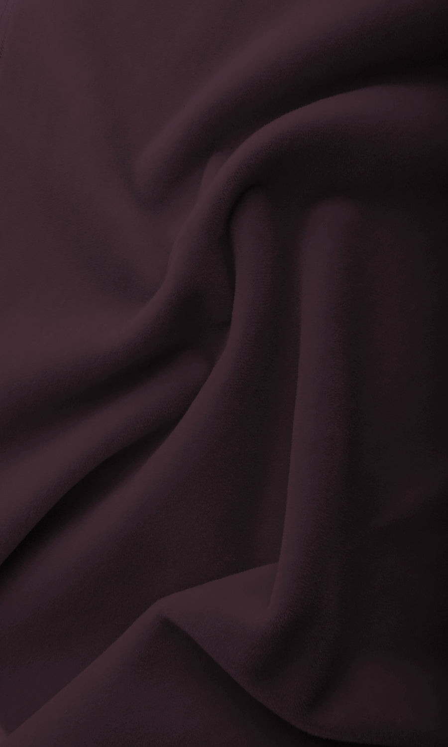 Velvet Flat, Plain, Fake, Faux, European Relaxed Roman Shades (Wine/ Deep Purple)