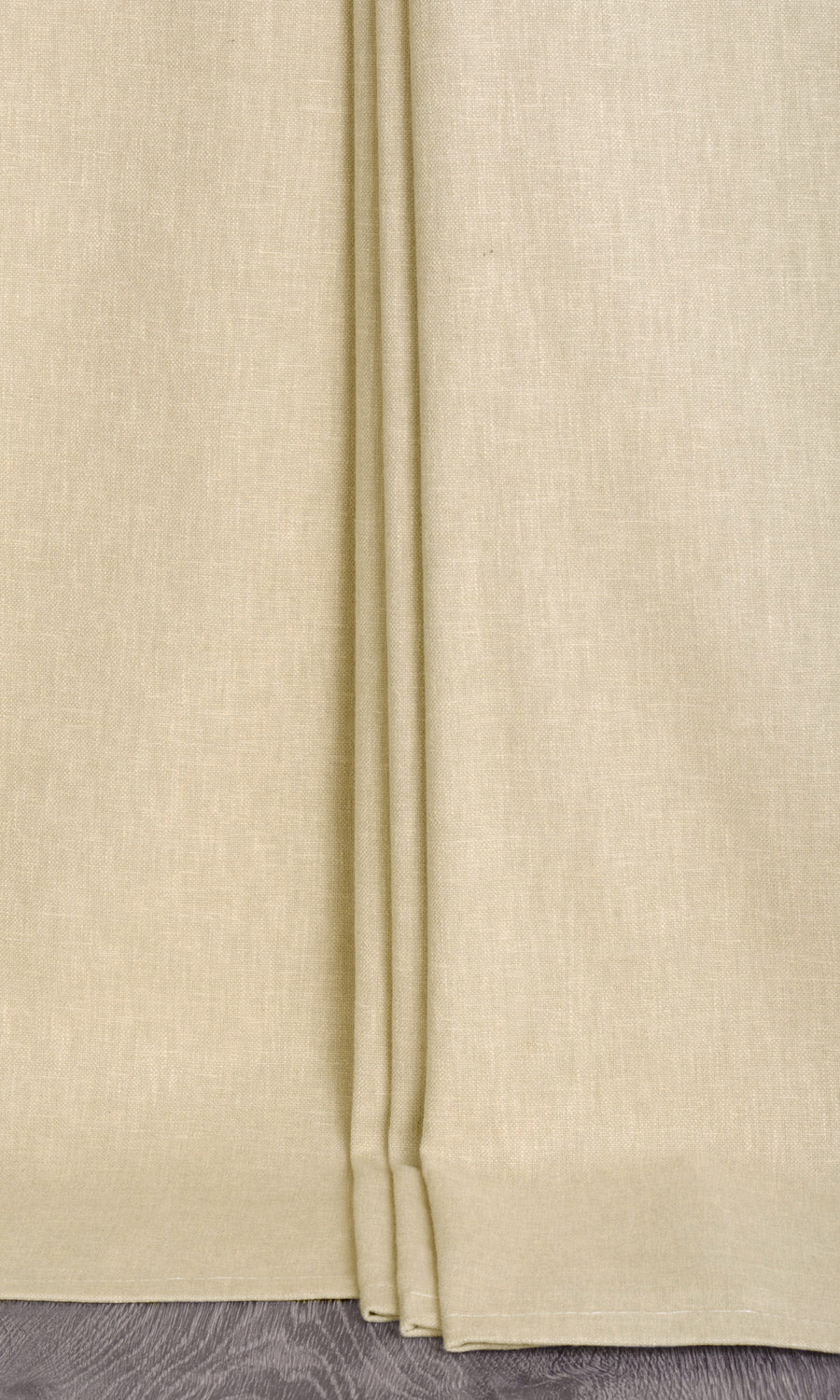 Linen Blend Pinch Pleat, Rod Pocket, Eyelet Curtains (Beige)