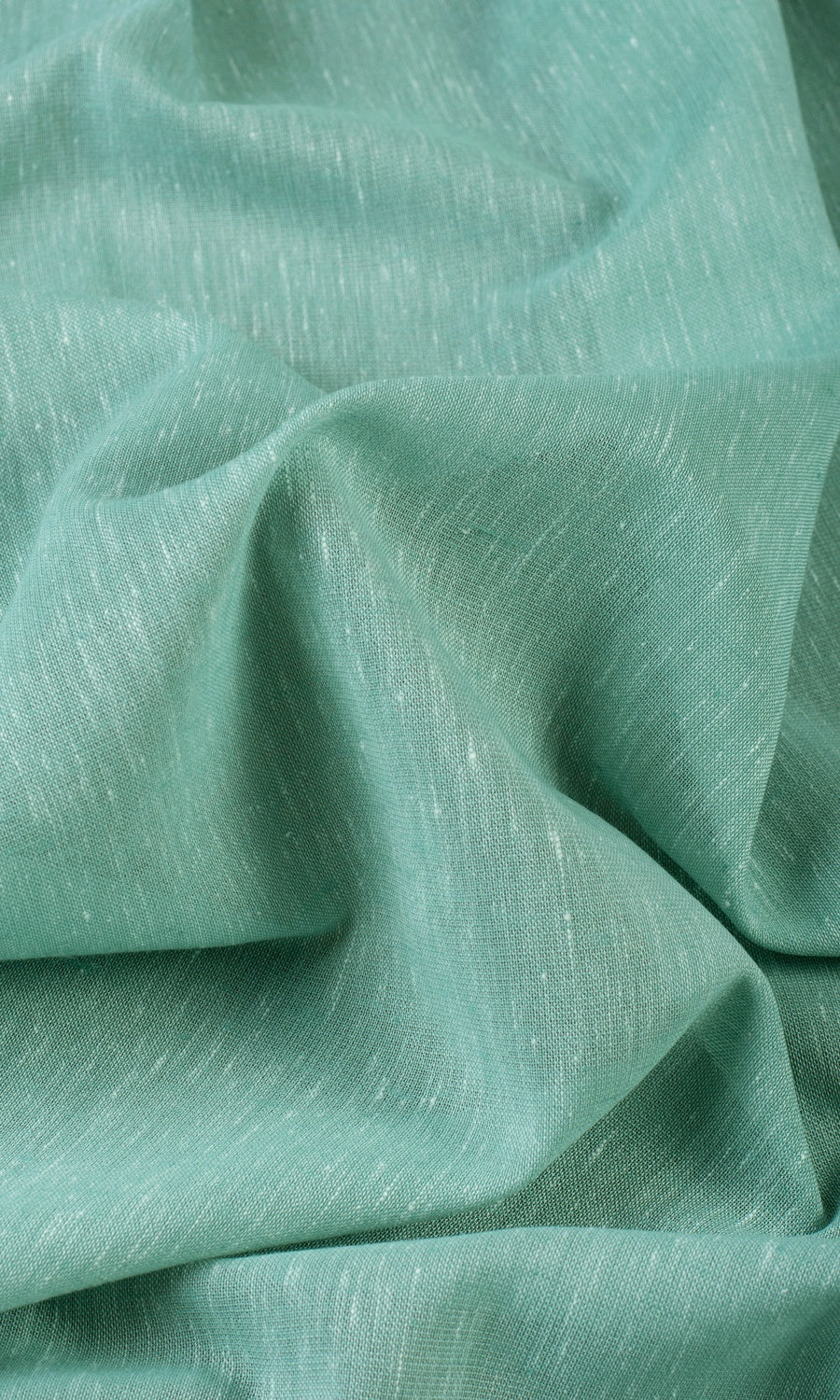 Plain Sheer Curtains / Drapes / Window Drapery Panels (Cyan Green)