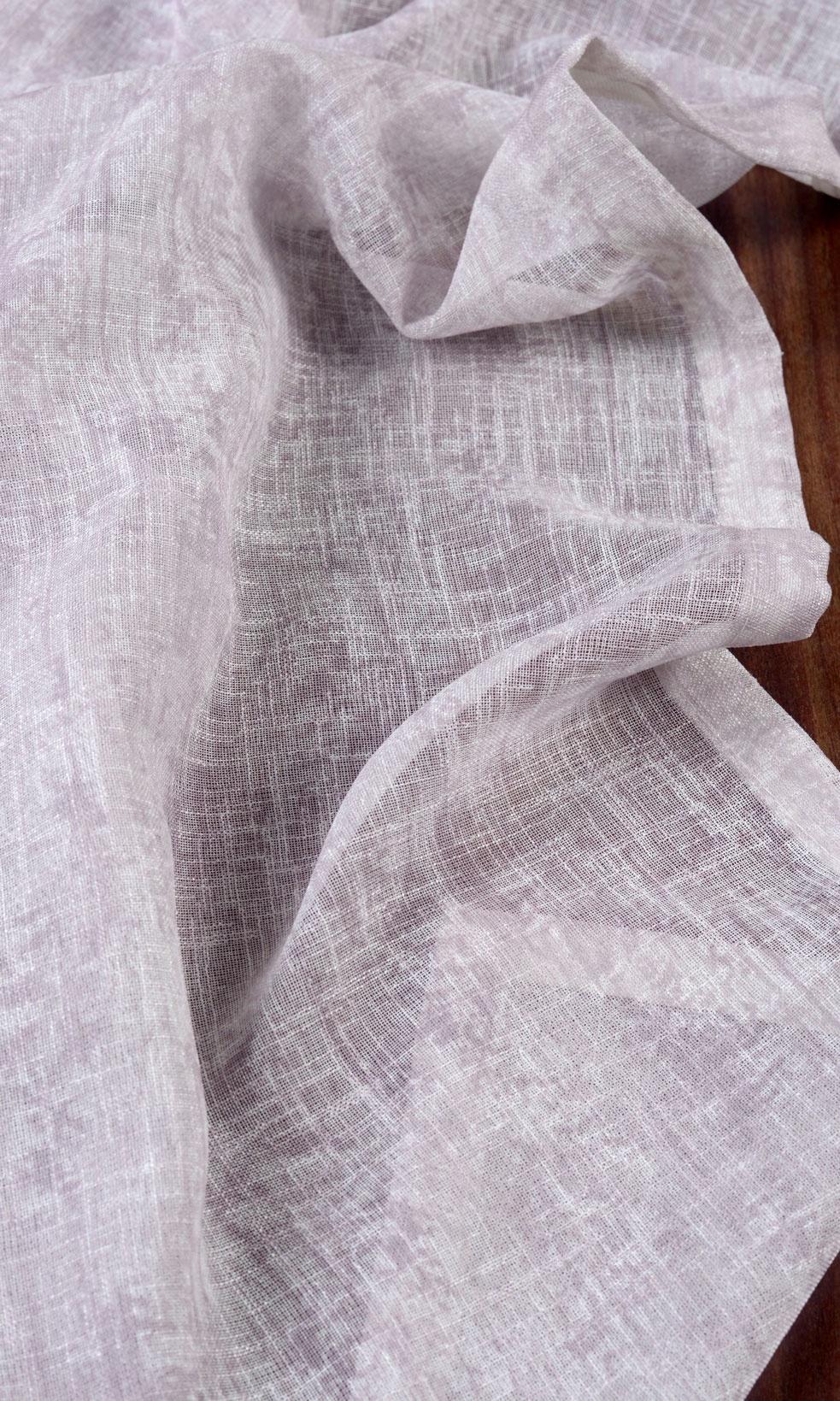 Textured Sheer Pinch Pleat, Rod Pocket, Eyelet Curtains (Pale Pink)