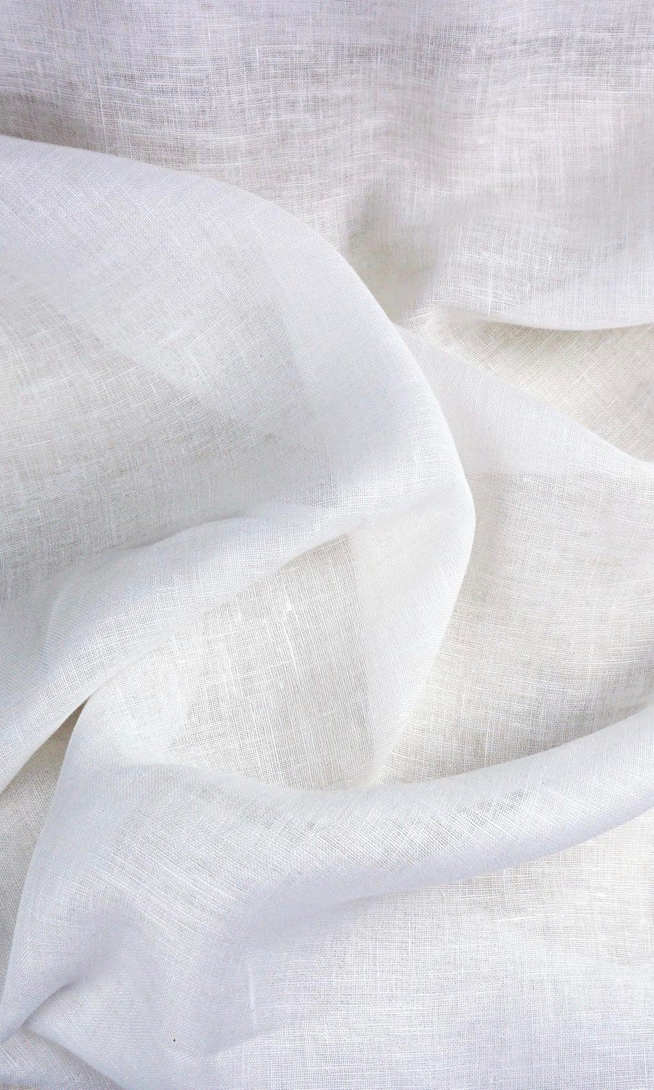 Semi Sheer Drapes (White/ Ivory)