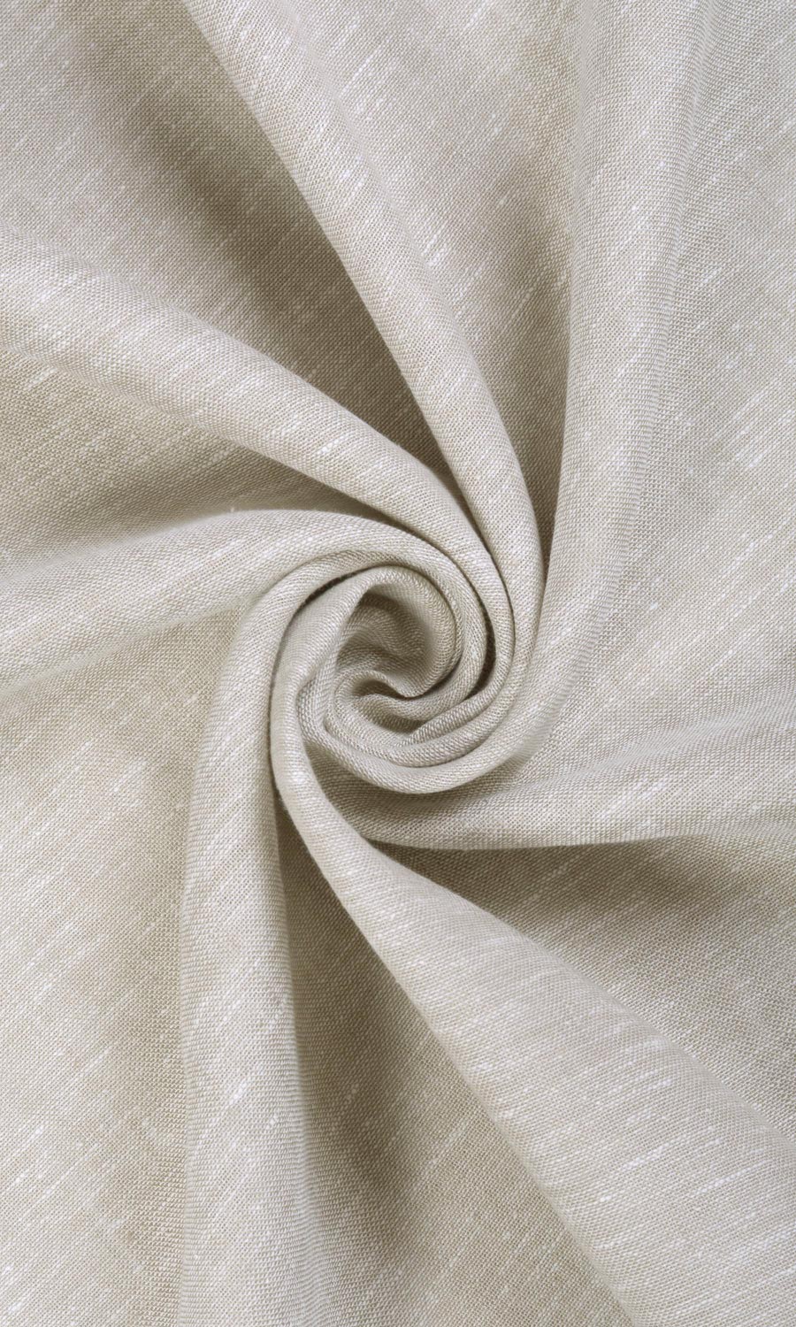 Linen Sheer Curtains / Drapes / Window Drapery Panels (Creamy Beige)