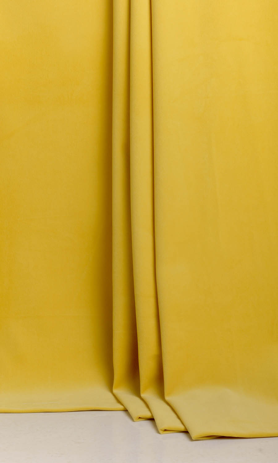 Velvet Curtains / Drapes / Window Drapery Panels (Yellow)