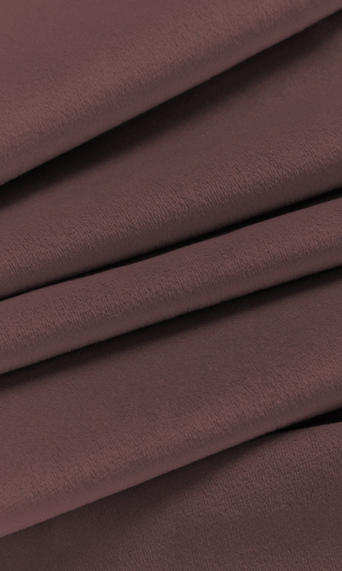 Velvet Curtain Panels (Blush Pink)