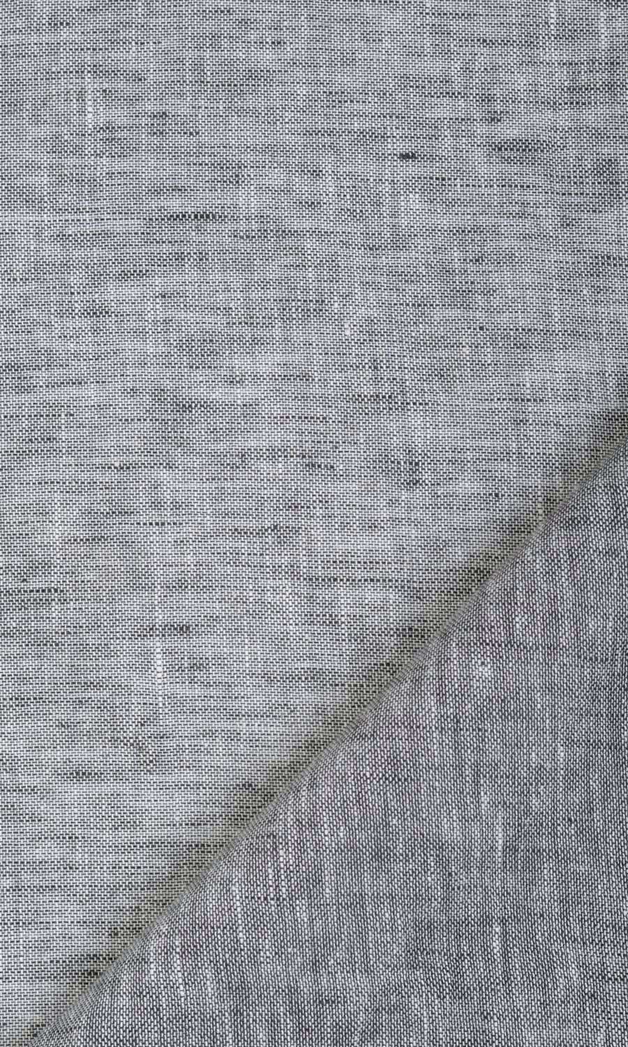 Linen Sheer Drapery (Grey) Extra Long Short Wide