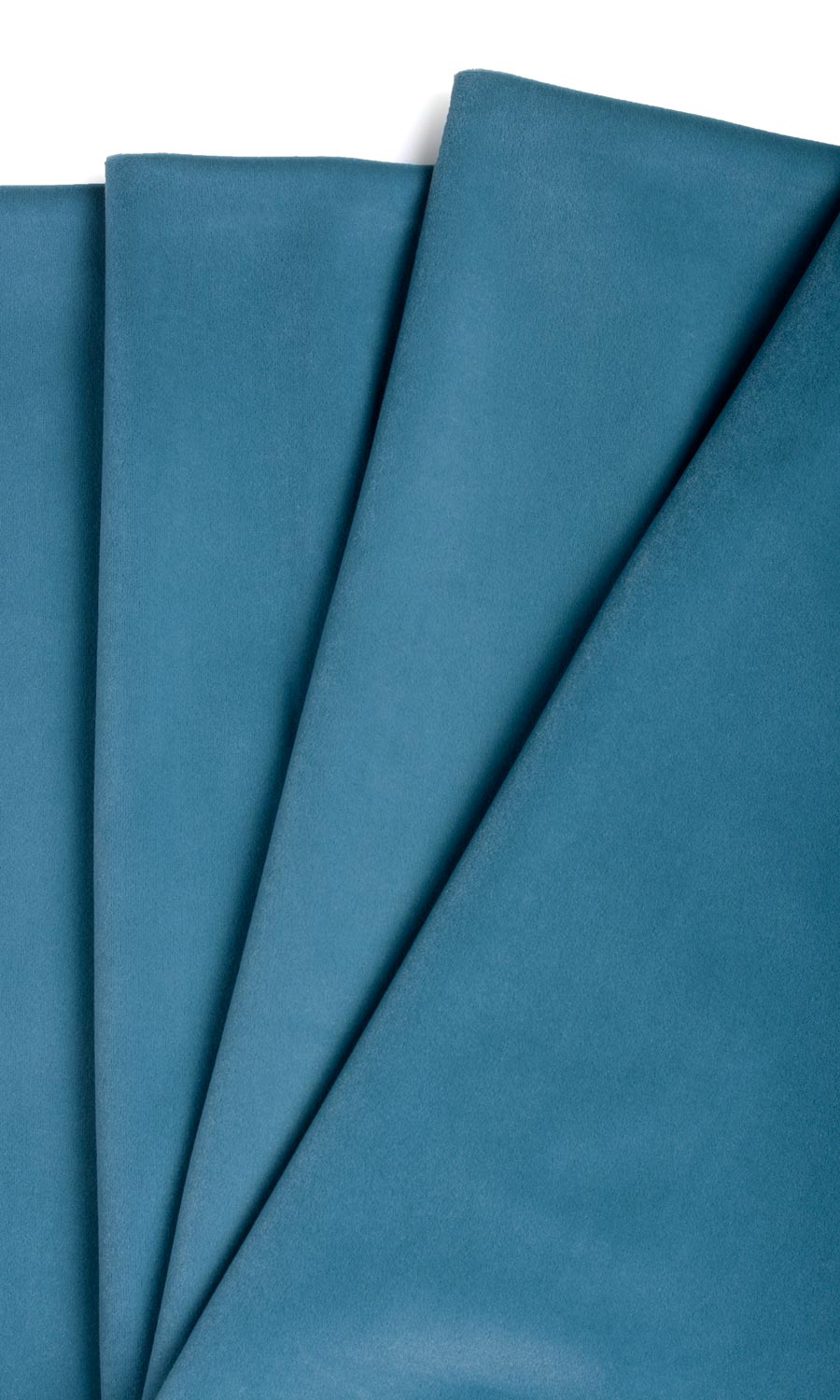 Velvet Window Curtains for Living, Bedroom, Kitchen, Bathroom (Teal Blue)