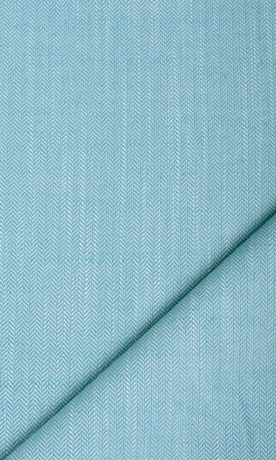 Herringbone Textured Curtains / Drapes / Window Drapery Panels (Blue)