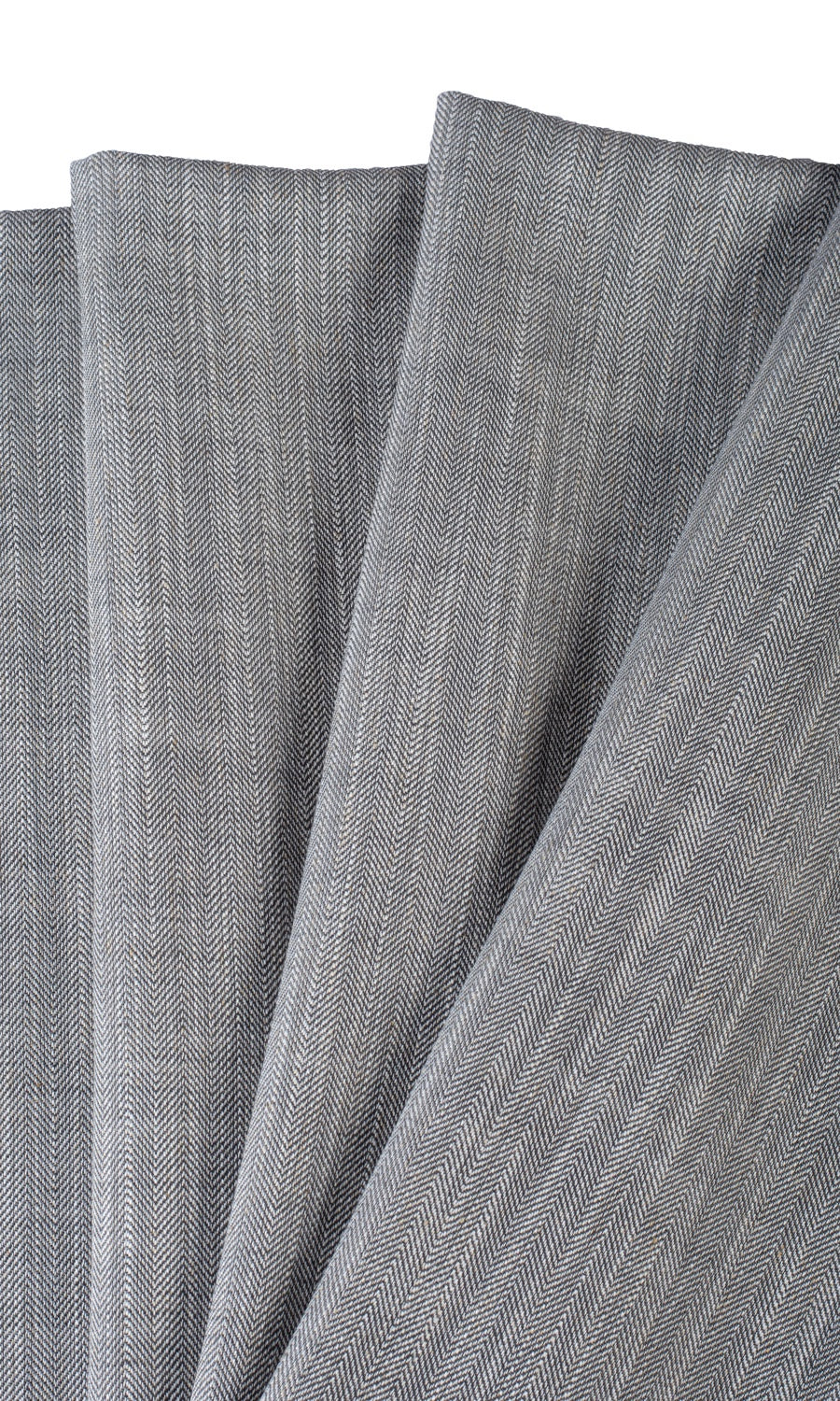 Textured Semi-Sheer Curtains / Drapes / Window Drapery Panels (Gray)