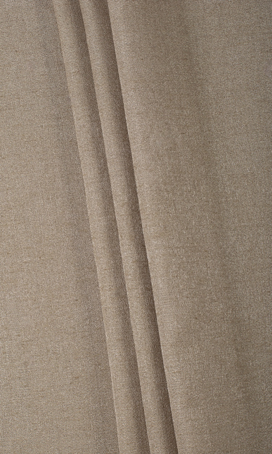 Semi-Sheer Pinch Pleat, Rod Pocket, Eyelet Curtains (Caramel Brown)