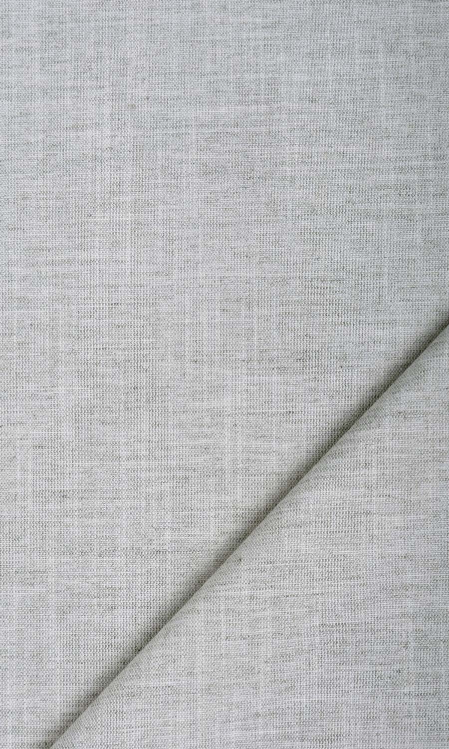 Plain Linen Textured Window Curtains (Smoke White) Extra Long Short Wide