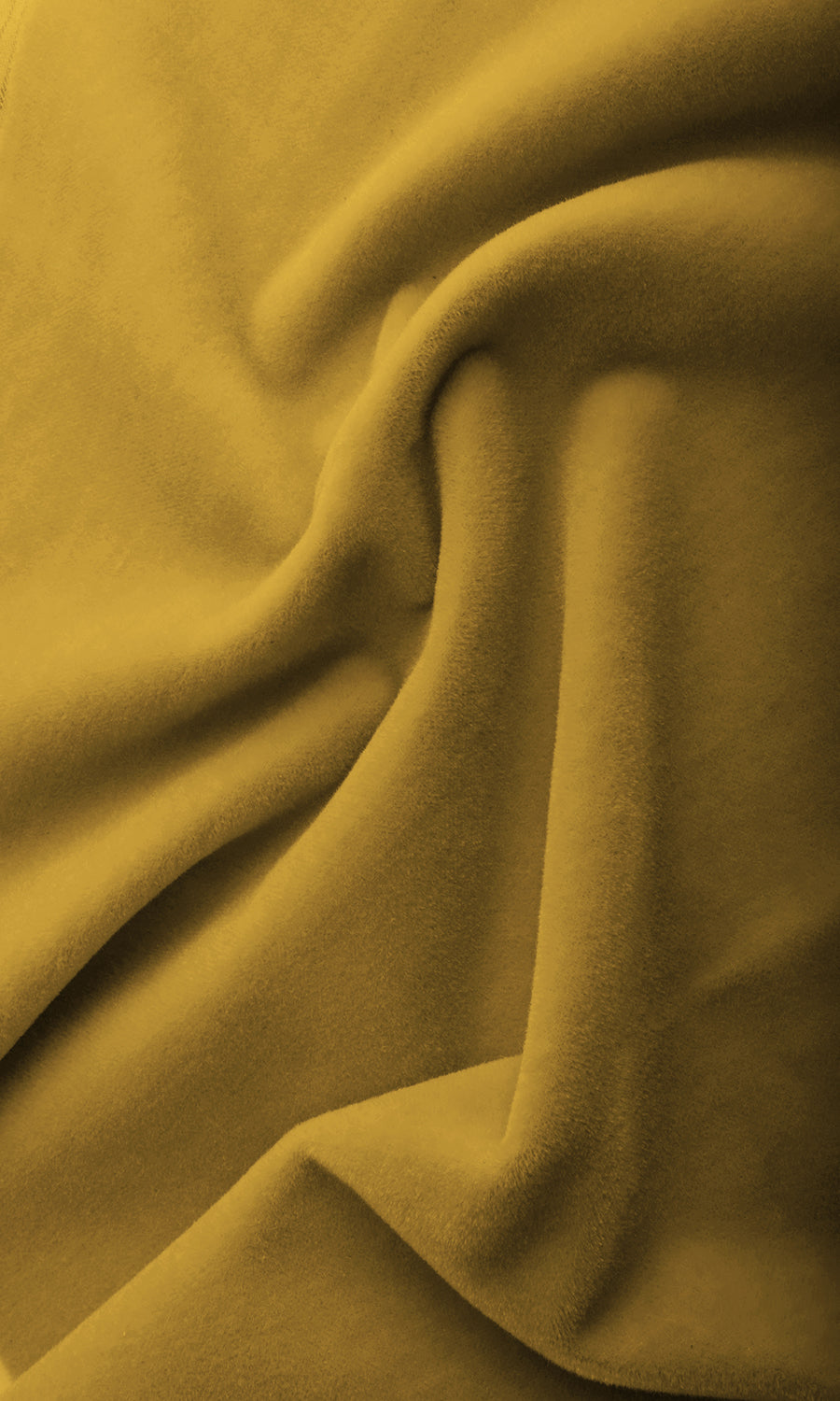 Velvet Pinch Pleat, Rod Pocket, Eyelet Curtains (Deep Yellow/ Mustard)