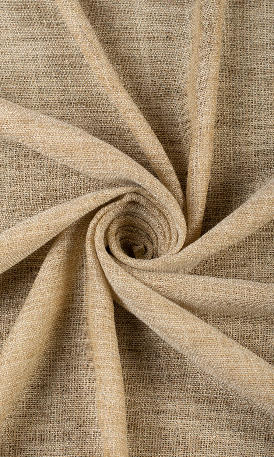 Textured Sheer Drapery for Living, Bedroom, Kitchen, Bathroom (Mustard Beige)