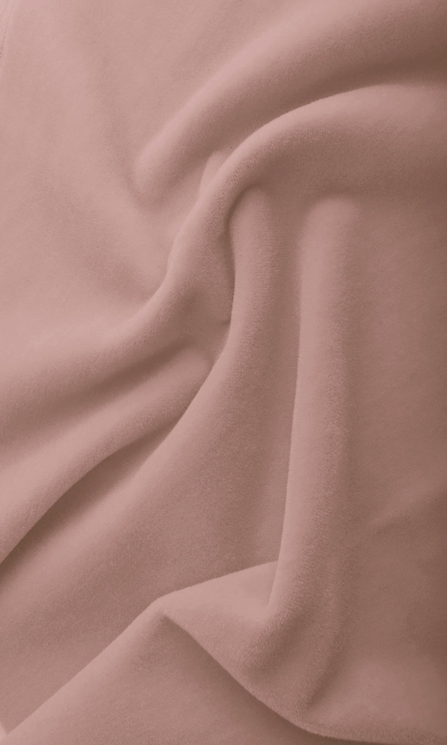 Velvet Window Curtains (Rose Pink)
