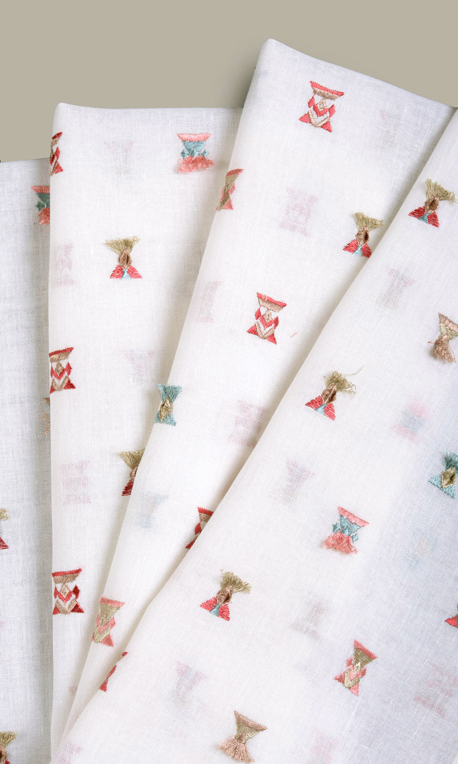 Semi Sheer Drapes for Living, Bedroom, Kitchen, Bathroom (Red/ Pink/ Beige/ Blue/ White)