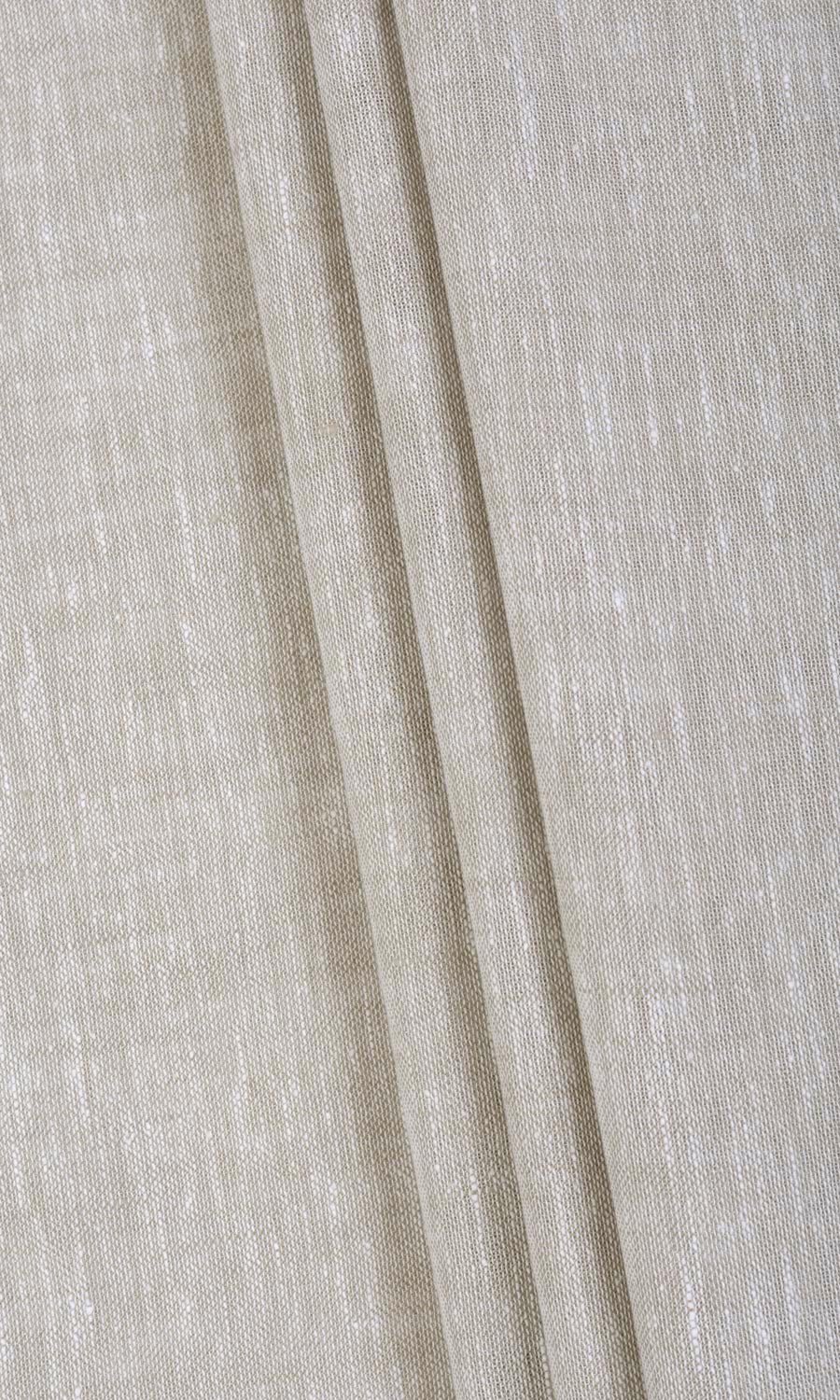 Linen Sheer Any Size Style Curtains (Creamy Beige)