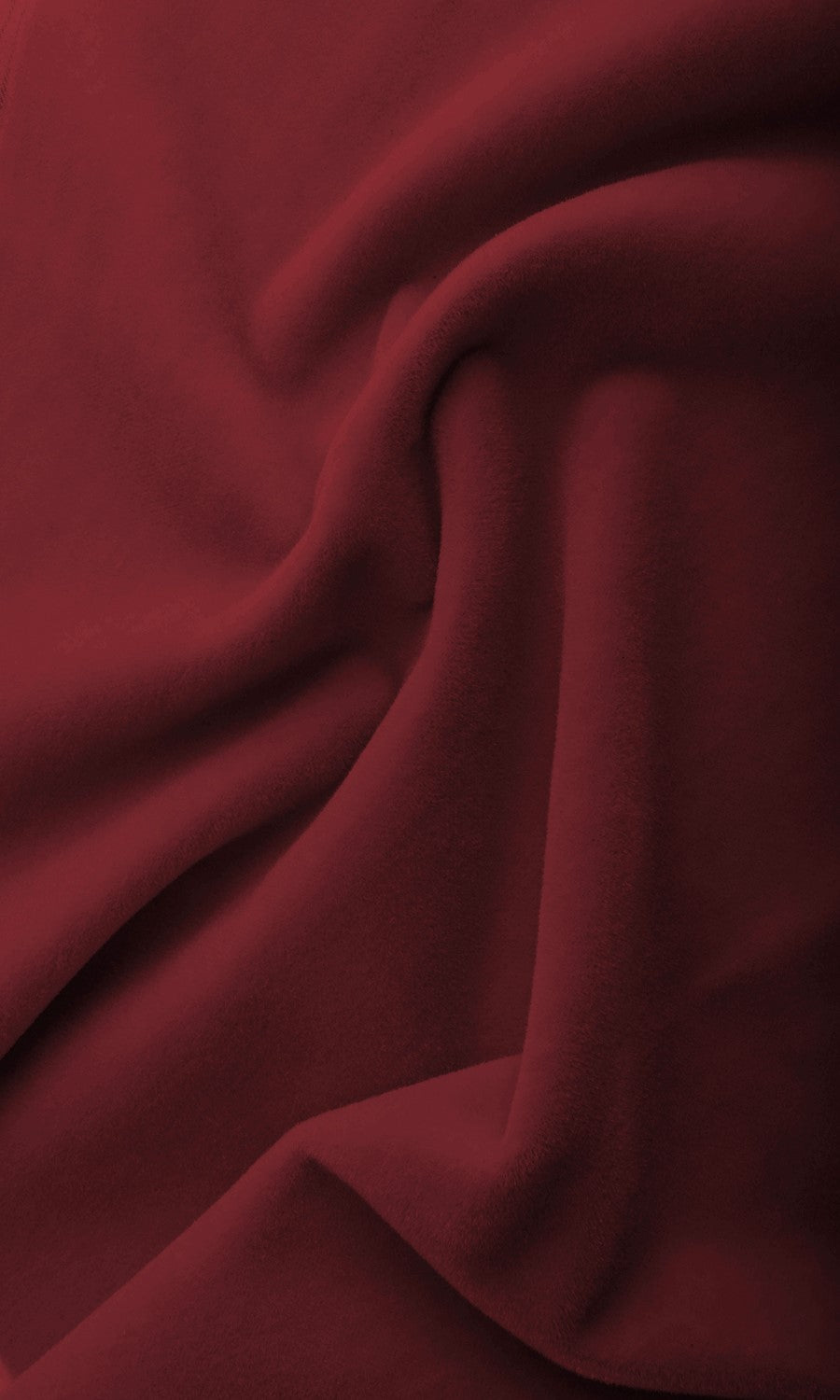 Velvet Pinch Pleat, Rod Pocket, Eyelet Curtains (Deep Red)