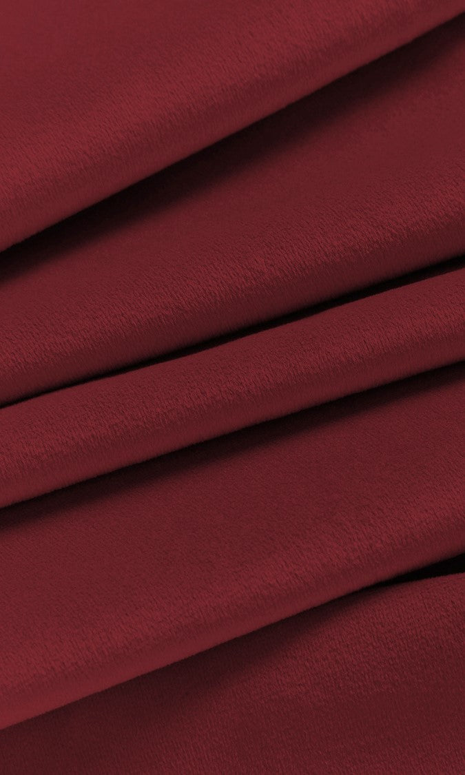 Velvet Curtain Panels (Deep Red)