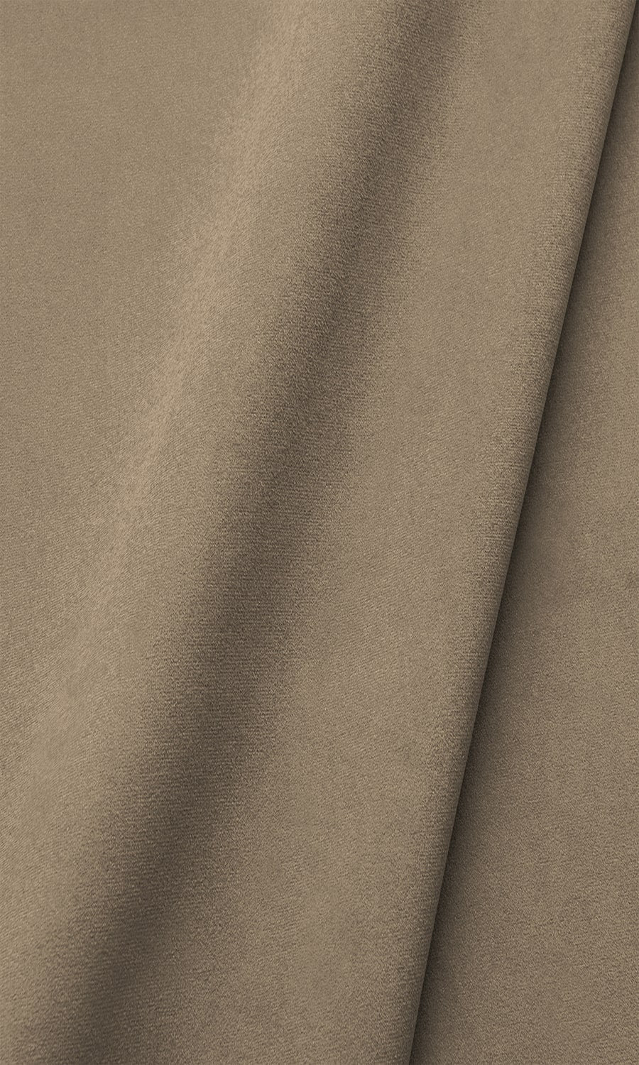 Velvet Drapery for Living, Bedroom, Kitchen, Bathroom (Fawn/ Tan Brown)