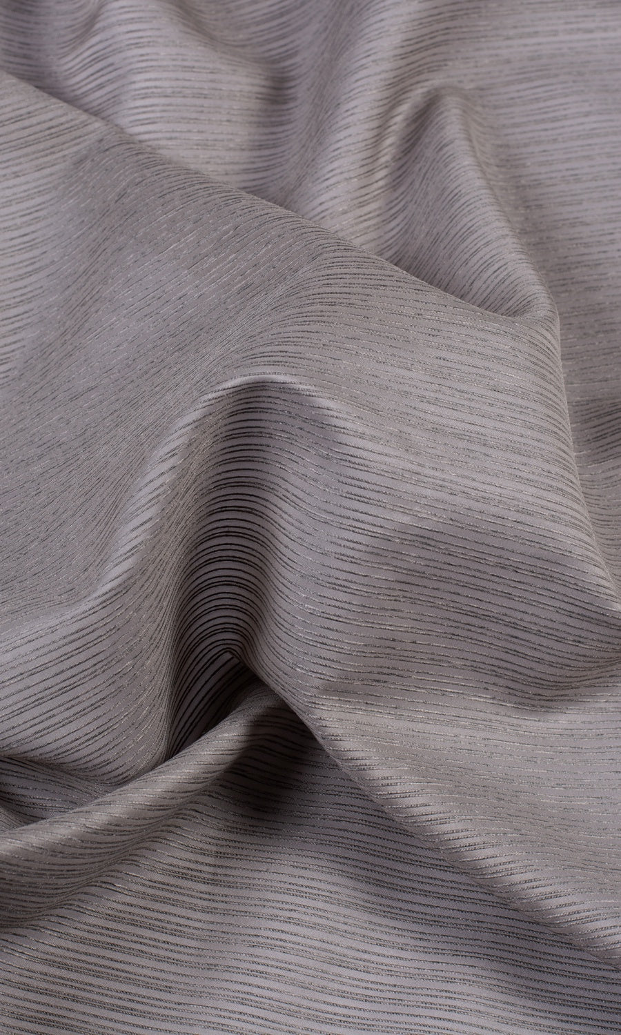 Striped Sheer Curtains / Drapes / Window Drapery Panels (Coffee Brown)