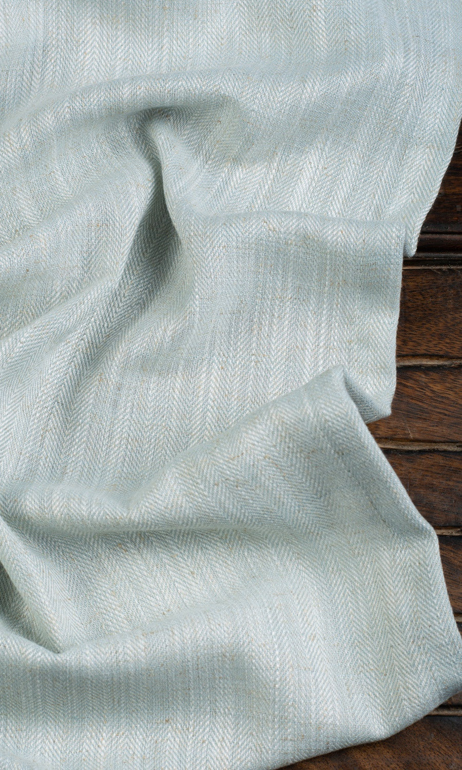 Linen Texture  Window Curtains (Powder Blue) Extra Long Short Wide