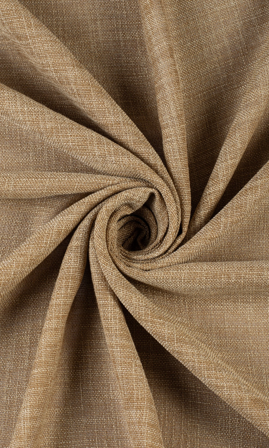 Textured Sheer Curtains / Drapes / Window Drapery Panels (Peanut Brown)