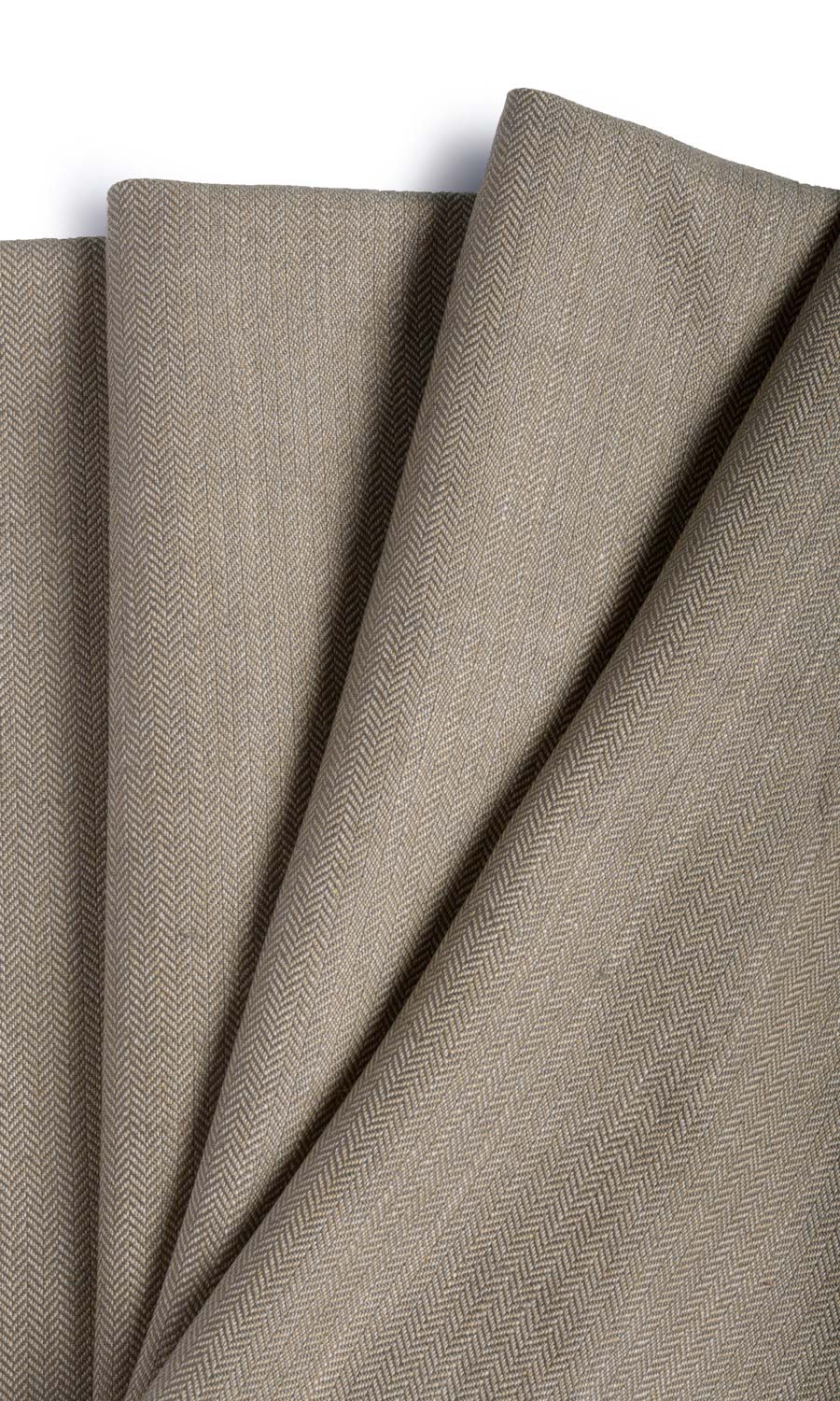 Herringbone Textured Window Curtains for Living, Bedroom, Kitchen, Bathroom (Mocha Brown)