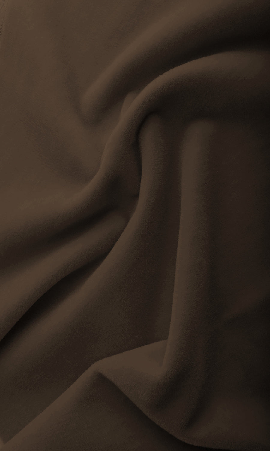 Velvet Pinch Pleat, Rod Pocket, Eyelet Curtains (Deep Coffee Brown)