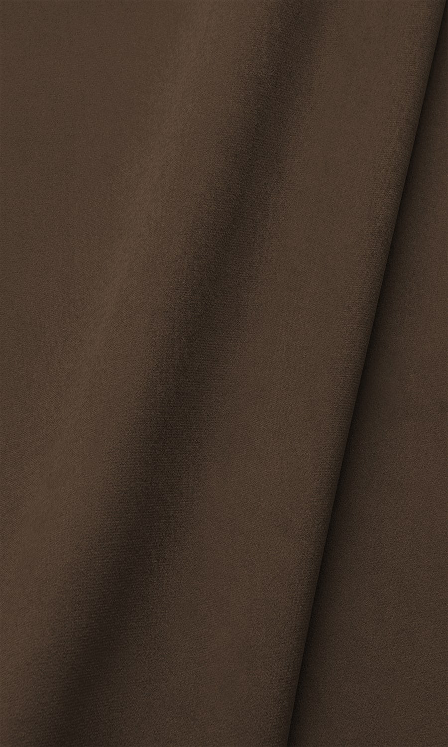 Velvet Window Curtains for Living, Bedroom, Kitchen, Bathroom (Deep Coffee Brown)