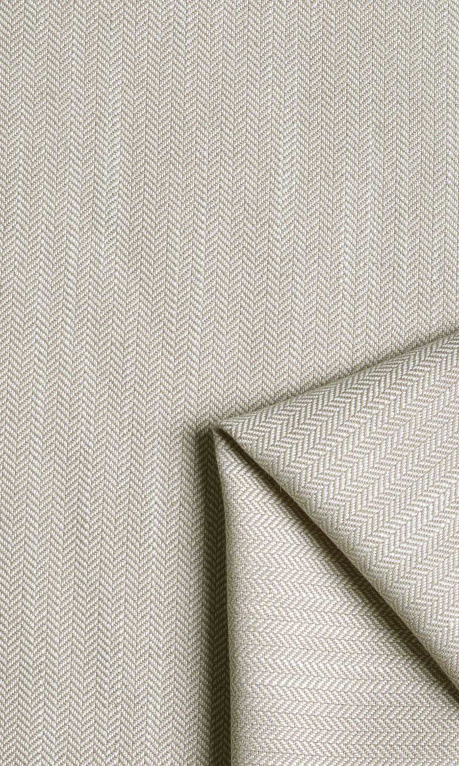 Herringbone Textured Curtains / Drapes / Window Drapery Panels (Soft Gray)