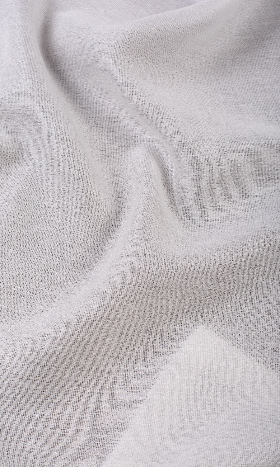 Plain Semi-Sheer Any Size Style Curtains (Pearl White)