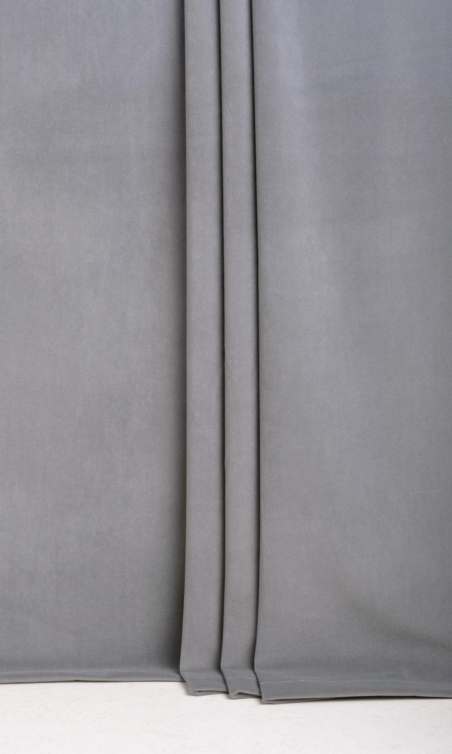 Velvet Custom Curtains (Slate Grey)