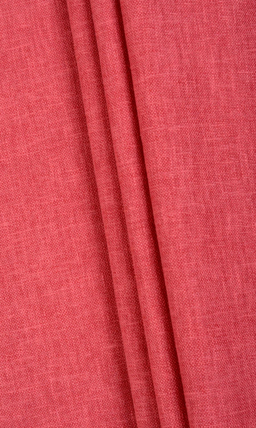 Linen-Blend Custom Curtains (Red)