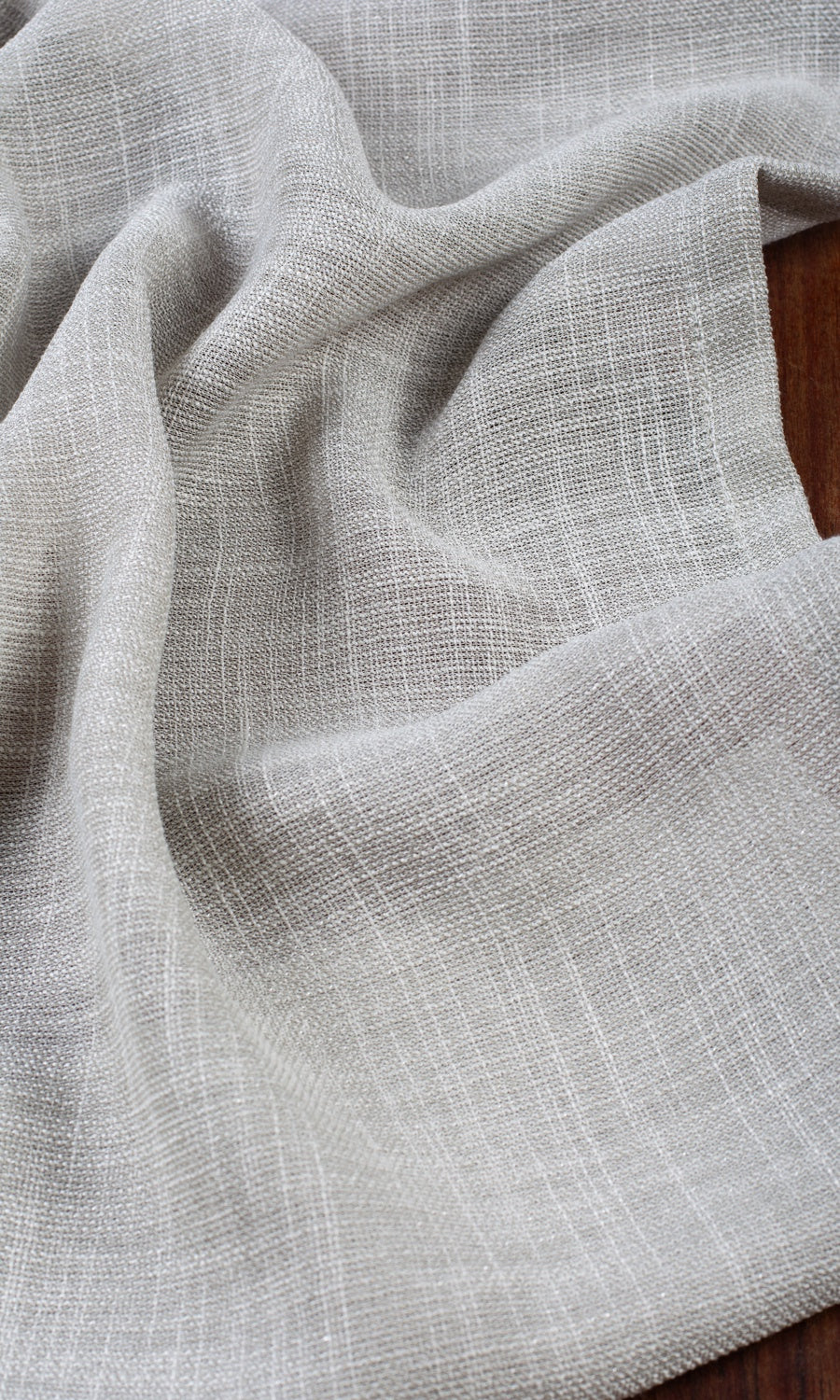 Textured Sheer Drapes (Smoke Gray)
