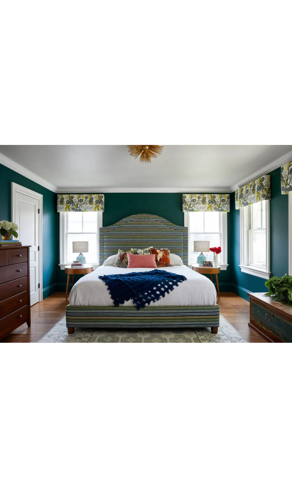 Board Mounted Modern Flat Window Valance