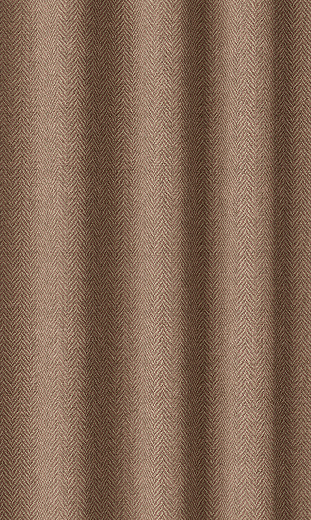 Herringbone Textured Drapery (Orange)
