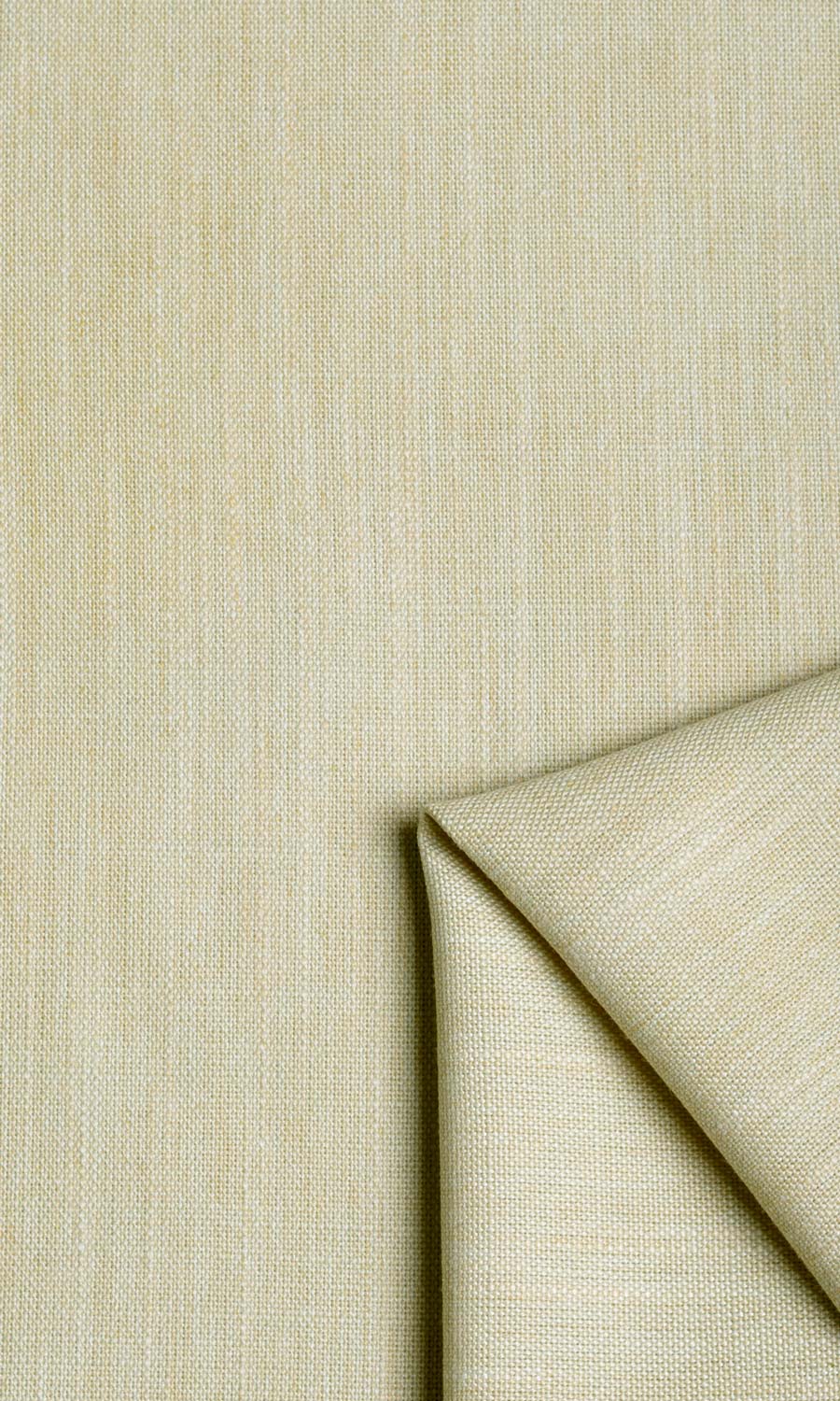 Plain Linen Texture Custom Curtains (Pale Yellow-Green)