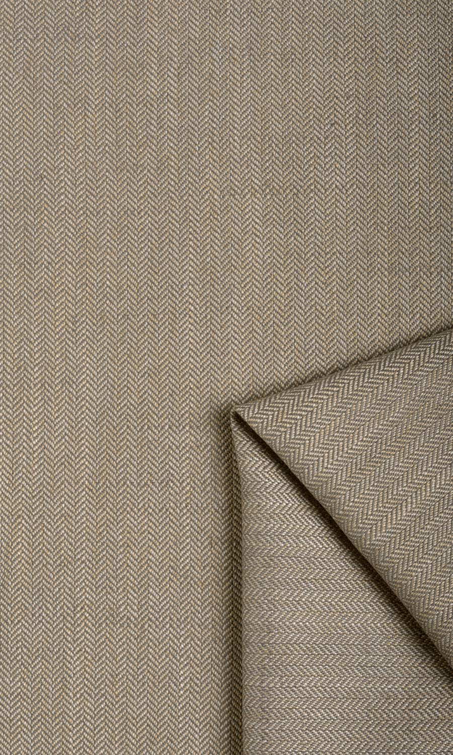 Herringbone Textured Drapes (Mocha Brown) Extra Long Short Wide