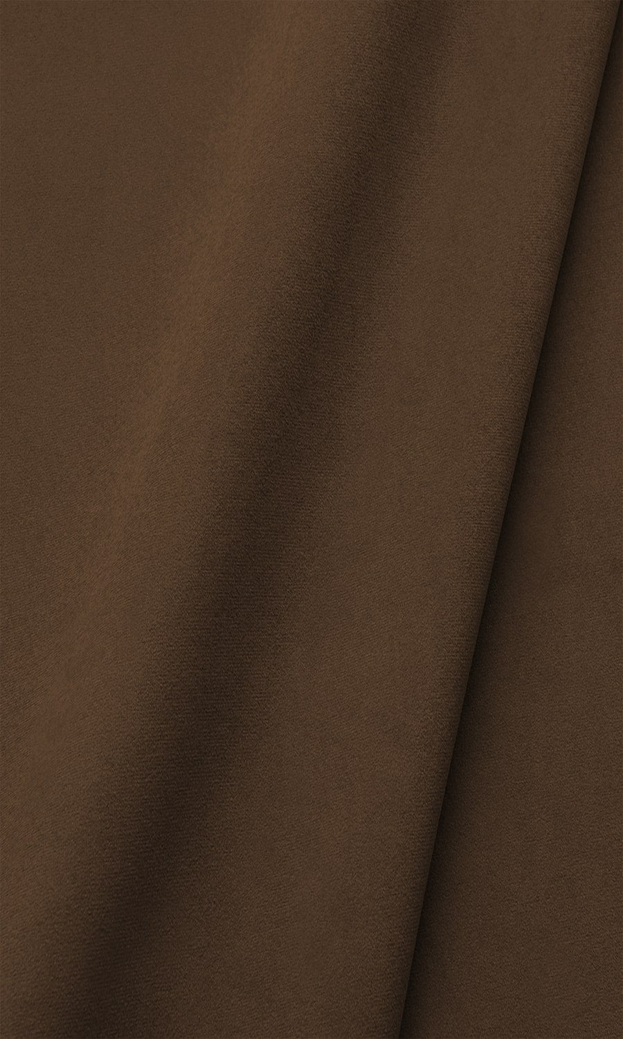 Velvet Window Curtains for Living, Bedroom, Kitchen, Bathroom (Earth Brown)