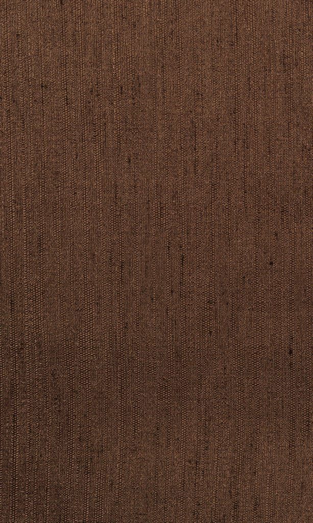 Silk Blend Pinch Pleat, Rod Pocket, Eyelet Curtains (Coffee Brown)