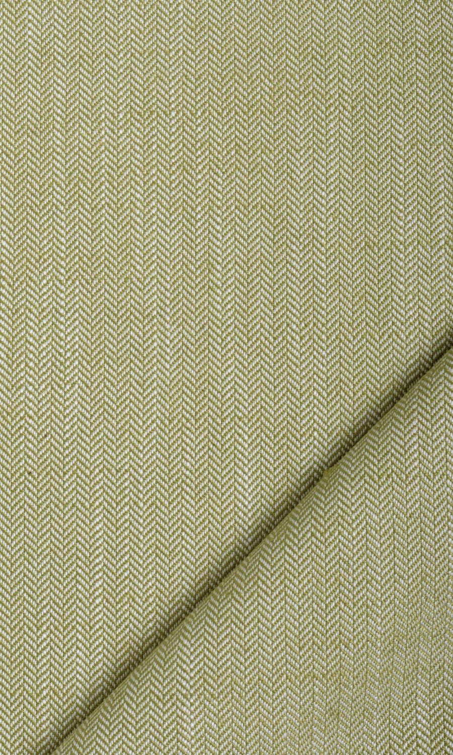 Herringbone Textured Pinch Pleat, Rod Pocket, Eyelet Curtains (Olive Green)