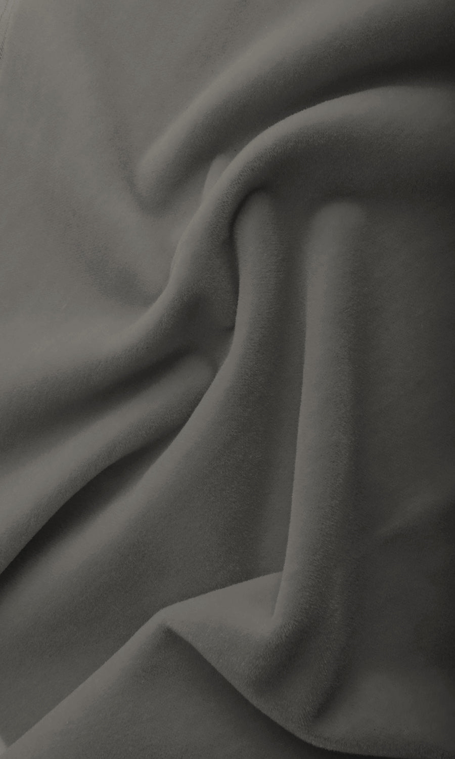 Velvet Pinch Pleat, Rod Pocket, Eyelet Curtains (Grey)