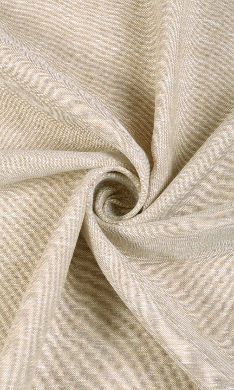 Sheer Linen Pinch Pleat, Rod Pocket, Eyelet Curtains (Beige)