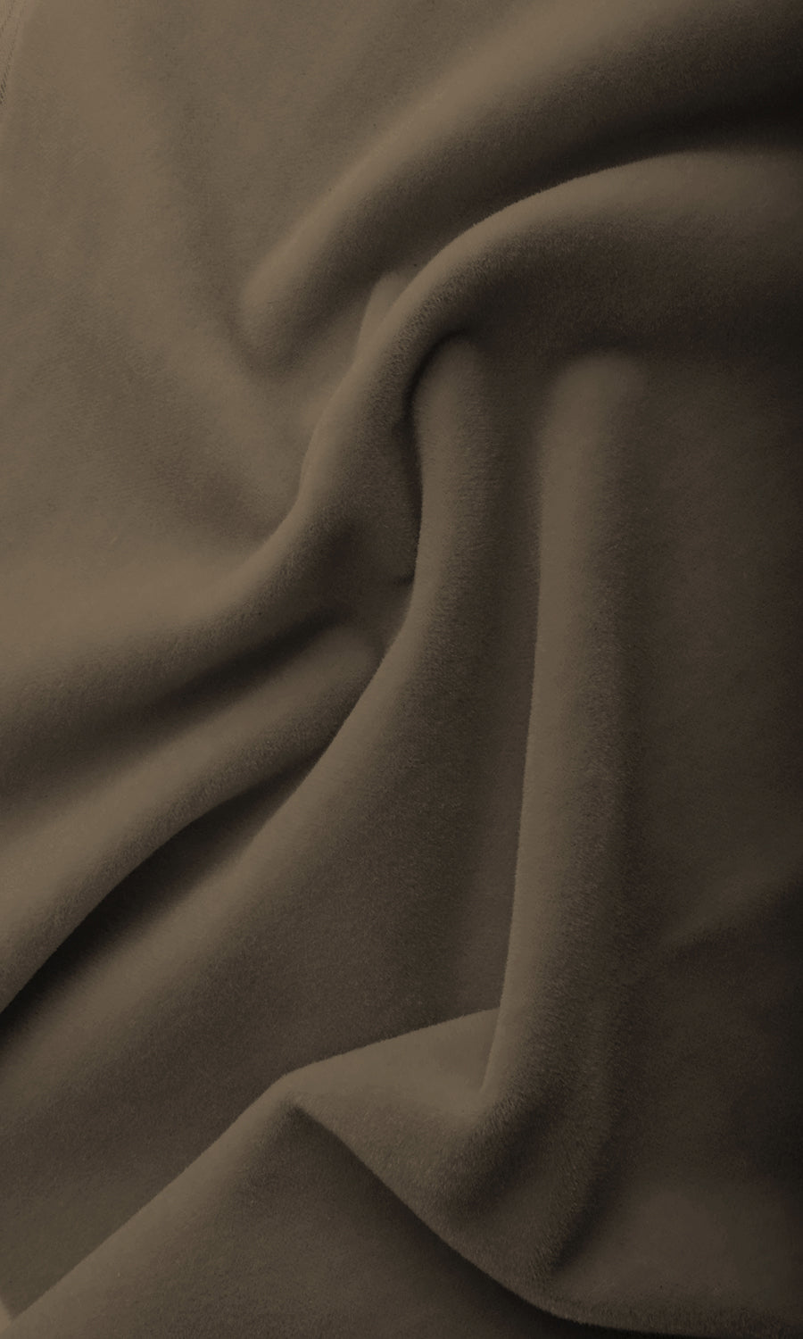 Velvet Pinch Pleat, Rod Pocket, Eyelet Curtains (Mocha Brown)