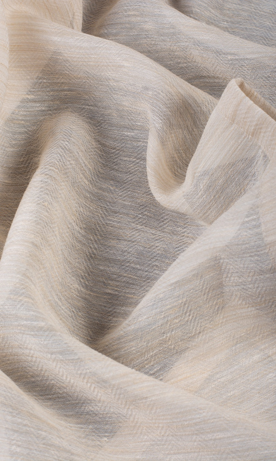 Sheer Curtain Panels (Pale Beige) Extra Long Short Wide