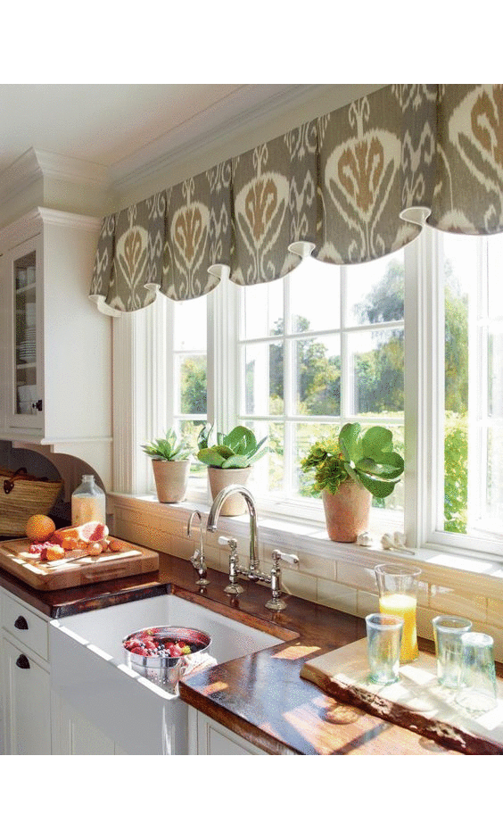 Board Mounted Sheffield Window Valance
