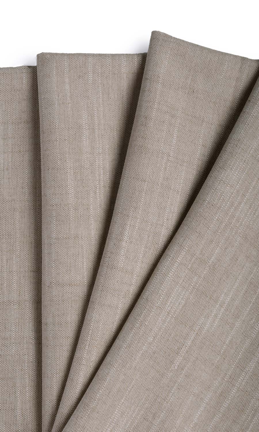 Plain Linen Texture Window Curtains for Living, Bedroom, Kitchen, Bathroom (Cedar Brown)