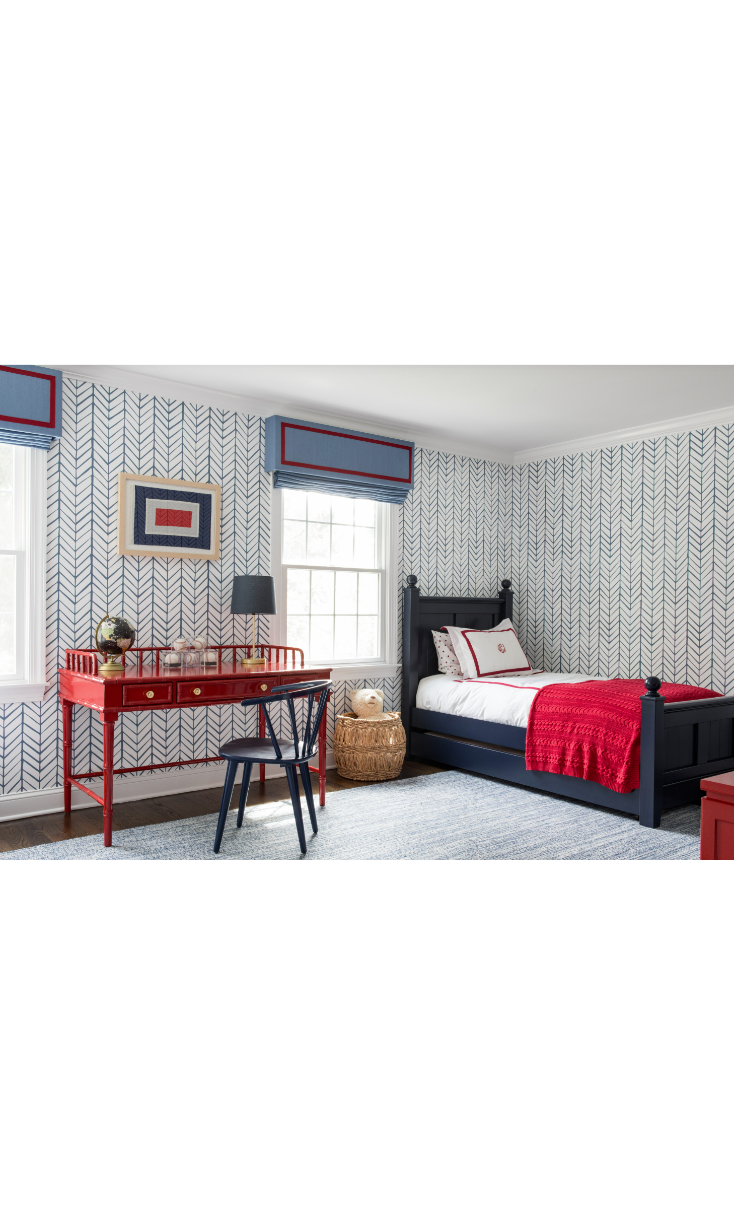 Board Mounted Modern Flat Window Valance
