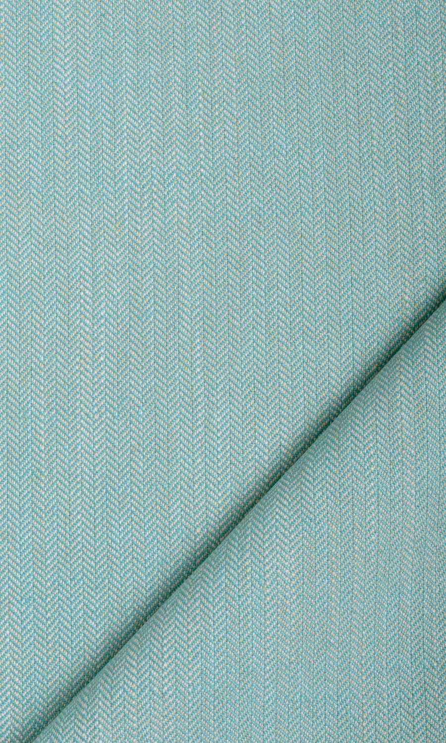 Herringbone Textured Curtain Panels (Turquoise Blue) Extra Long Short Wide